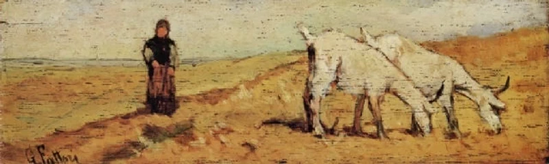 Pastorella con caprettine